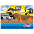 Mini Classics - Tonka 2-pack (Metal Movers Dump Truck and Bulldozer plus 3 traffic cones and barricade fence) (CDU)