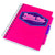 Pukka Pad Vision A5 Project Book Perforated Ruled 3 Divider 80gsm 250pp - Pink 8611- Single