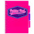 Pukka Pad Vision A5 Project Book Perforated Ruled 3 Divider 80gsm 250pp - Pink 8611- Single