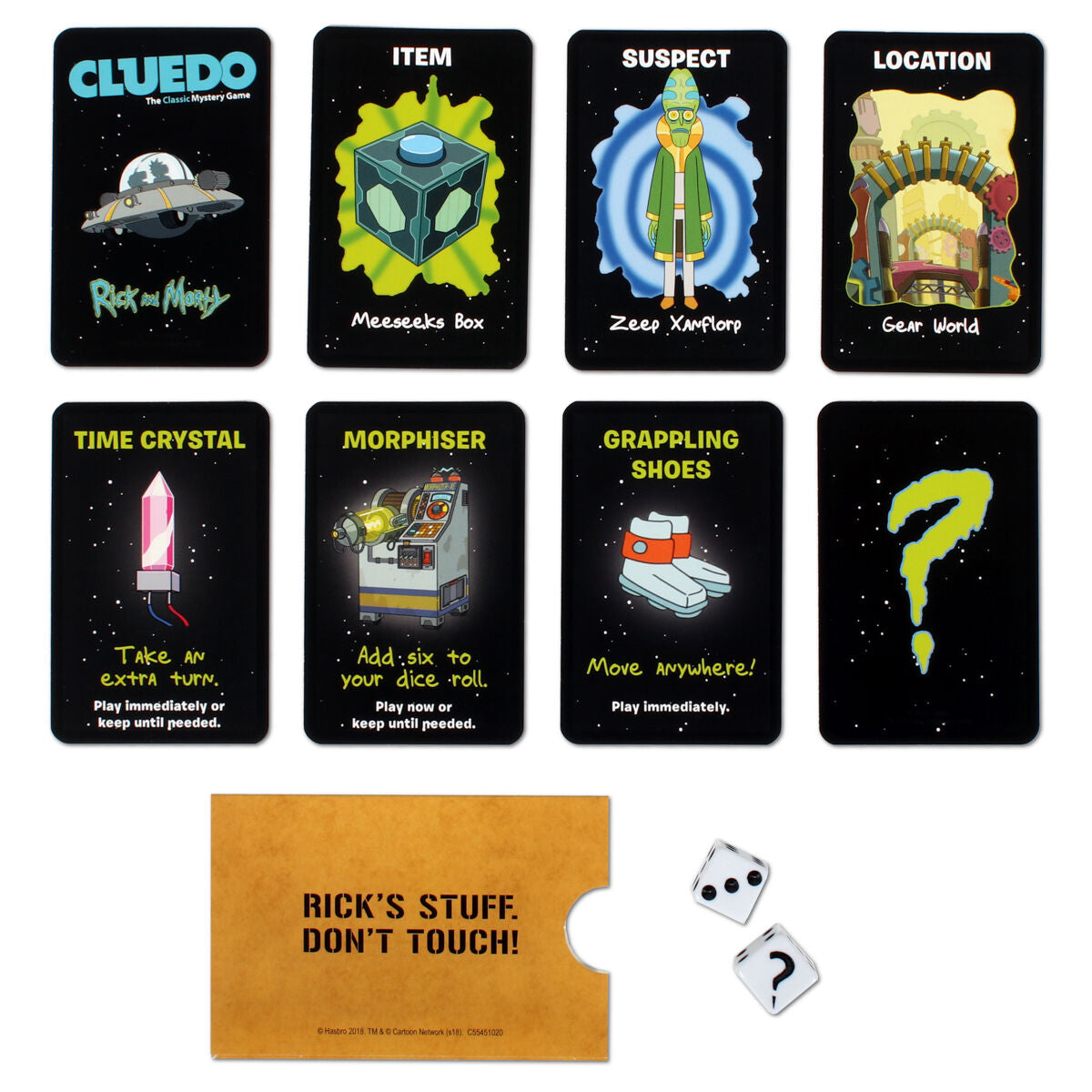 Winning Moves - Cluedo Rick and Morty - Jeu de société - Jeu de Plateau - A partir de 17 ans - 2 à 6 joueurs - Version française Winning Moves - Cluedo Rick and Morty - Jeu de société - Jeu de Plateau - A partir de 17 ans - 2 à 6 joueurs - Version française