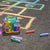 Crayola Sidewalk Washable Anti-Roll Bright Coloured Chalks (Pack of 48)