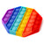 Cartamundi Poppits Rainbow Octagon Sensory Toy