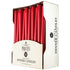 Price's Candles Tapered Dinner Candle Unwrapped 50pk Red